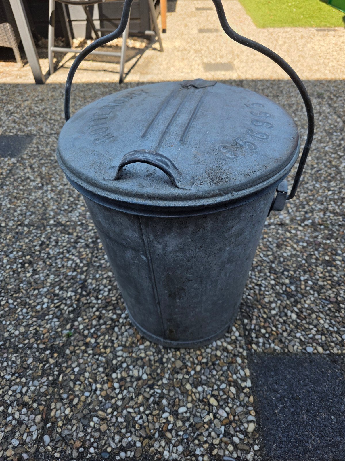 vuilnisbak gegalvaniseerd Rotterdam nostalgische, 40 liter of meer, Ophalen