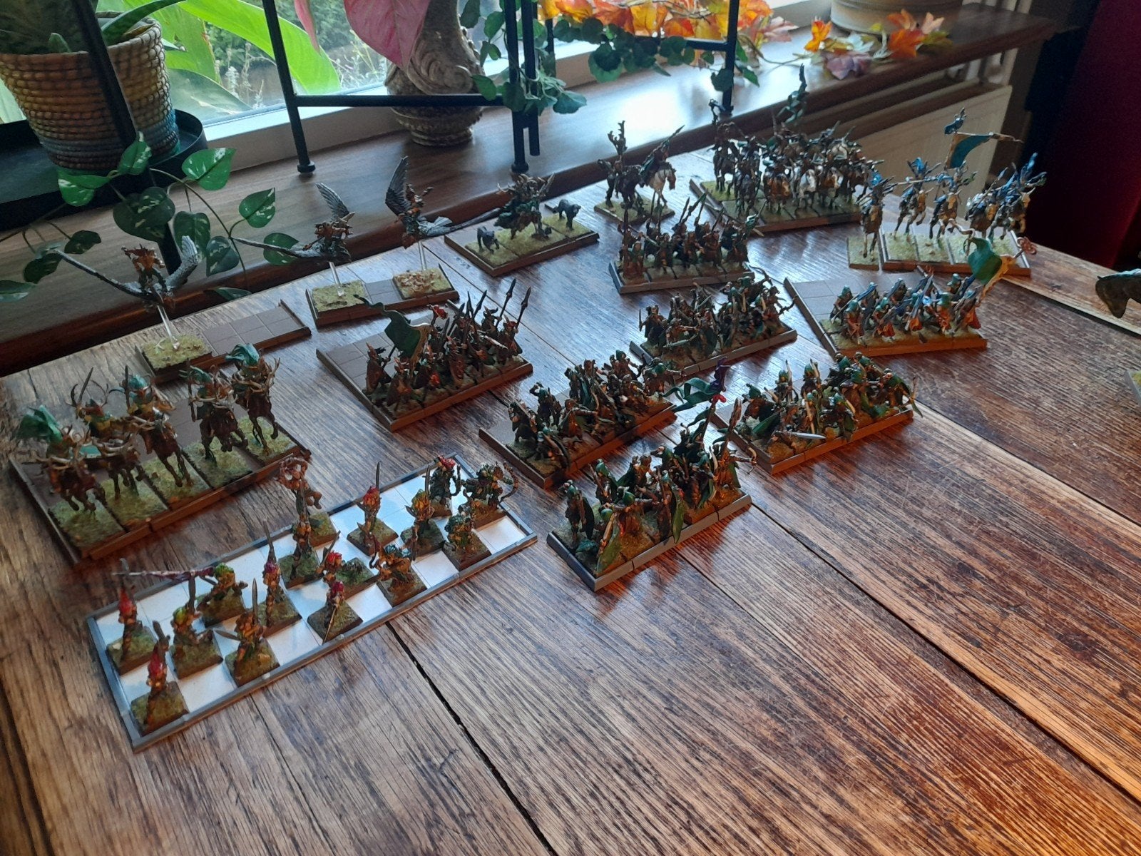 Oude verzameling Wood elves, Gebruikt, Figuurtje(s), Warhammer, Ophalen of Verzenden