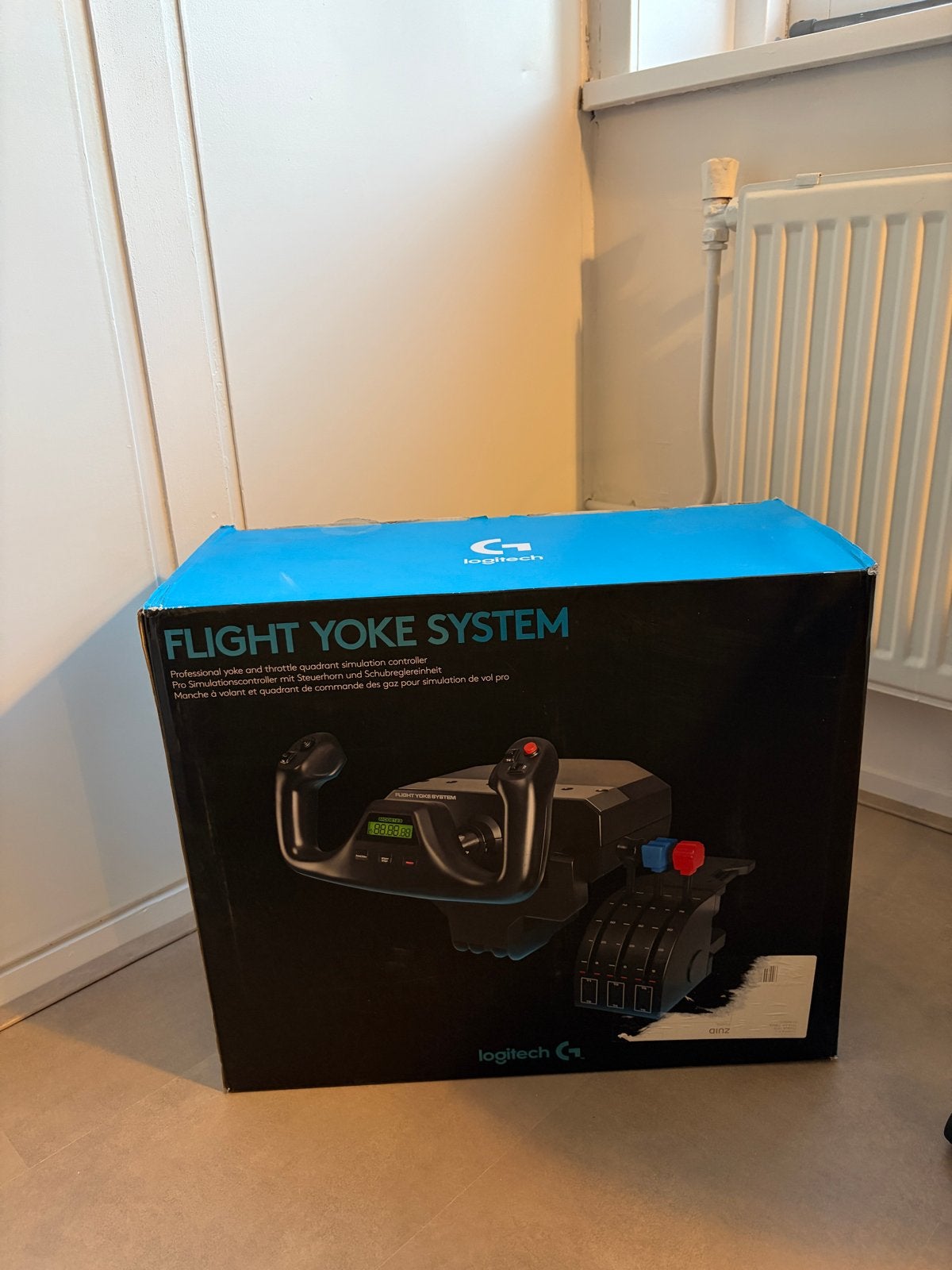 Logitech Flight Yoke System - Zo goed als nieuw, Ophalen of Verzenden, Zo goed als nieuw, PC, Logitech