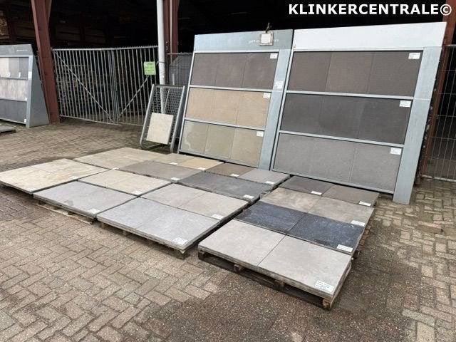 B-KEUS korting diverse kleuren 60x60x5cm keramische terraste, Tuin en Terras, Excluton BV, Keramiek, Nieuw, Ophalen of Verzenden