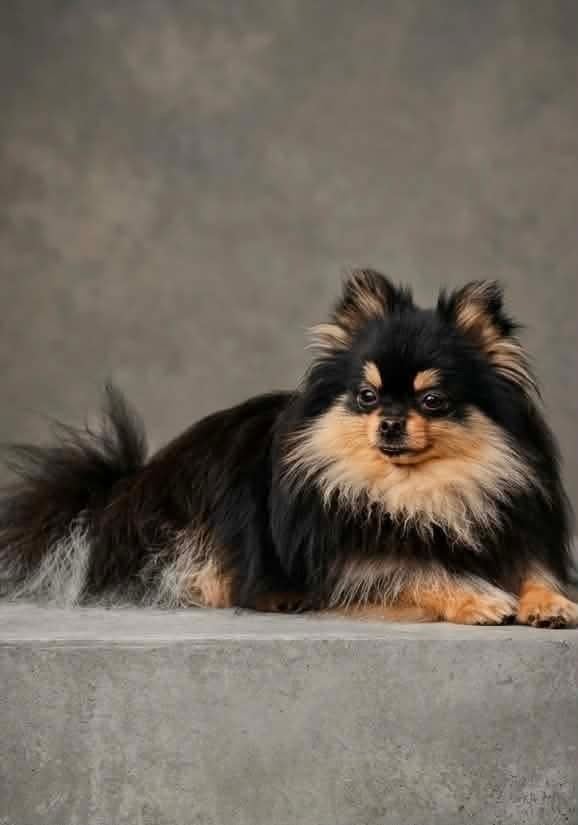 volledig geteste Pomeriaan dekreu black and tan, Dieren en Toebehoren, Parvo, Reu, 1 tot 2 jaar, Eén hond