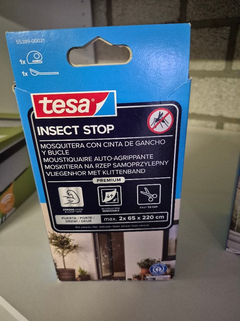 Tesa Insect Stop Vliegenhor voor deuren - max. 2x 65x220 cm, Ophalen of Verzenden, Nieuw