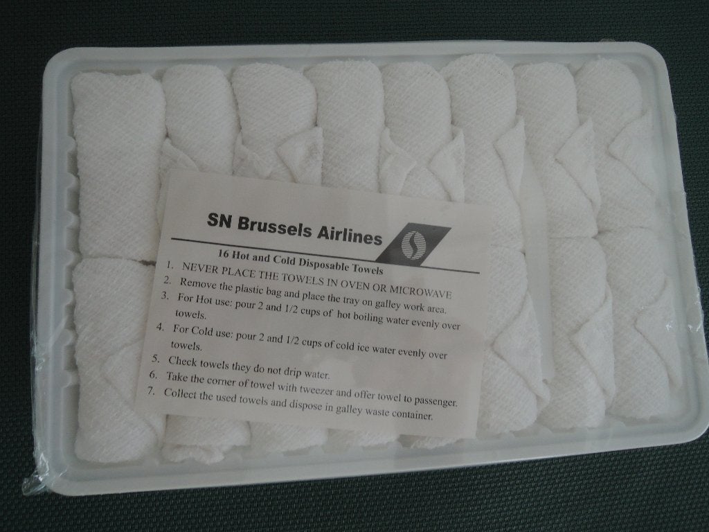 Brussels airlines hot towels, Ophalen of Verzenden, Nieuw
