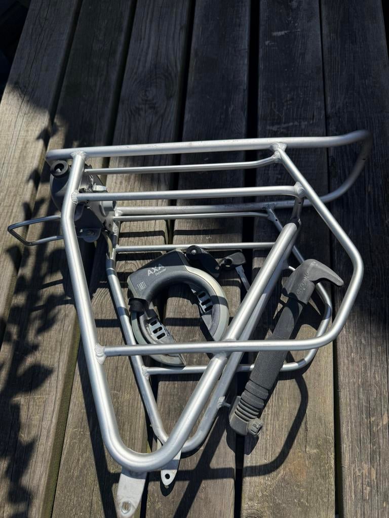 Bagagedrager Set Gazelle Innergy incl  Axa veiligheidsslot, Ophalen of Verzenden, Zo goed als nieuw