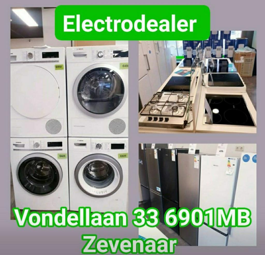 wasmachines ️✅Gebruikt & Nieuw INC Garantie GRATIS Bezorgt !, Ophalen, 1200 tot 1600 toeren, Minder dan 85 cm, Zo goed als nieuw
