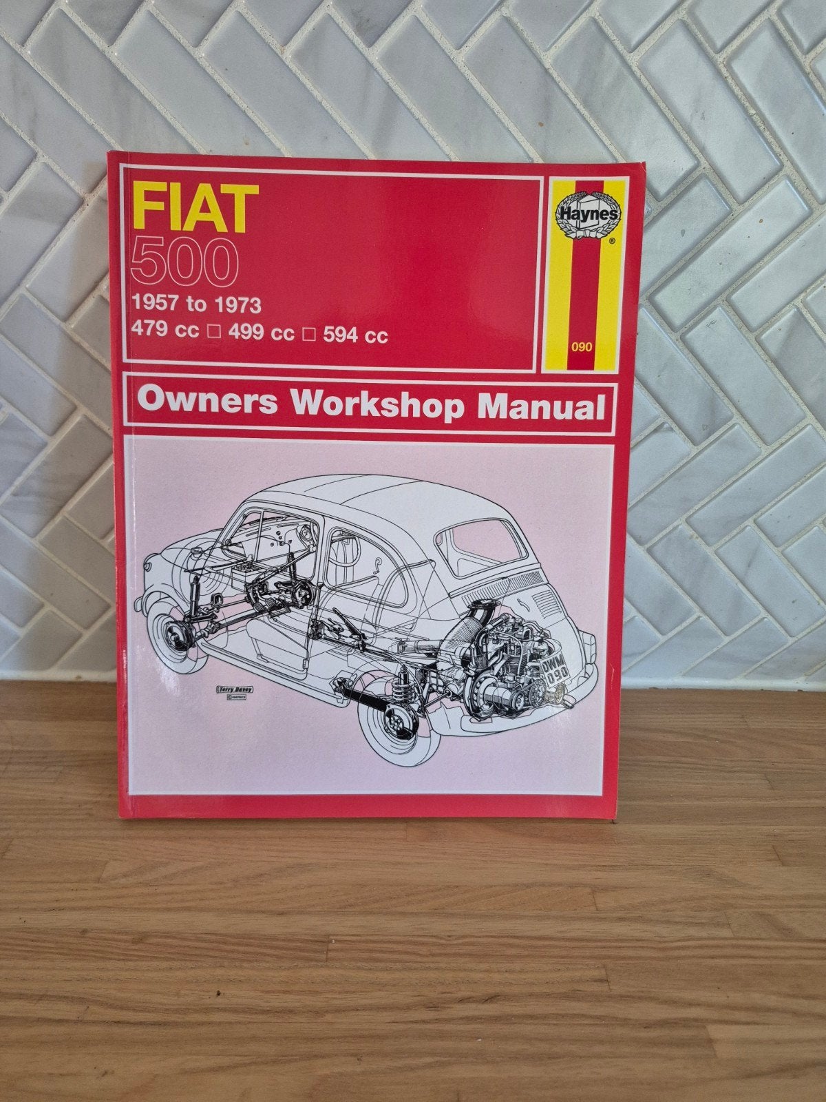 Haynes Werkplaatshandboek Fiat 500 (1957-1973), Boeken, Ophalen of Verzenden, Gelezen, Overige merken, Haynes