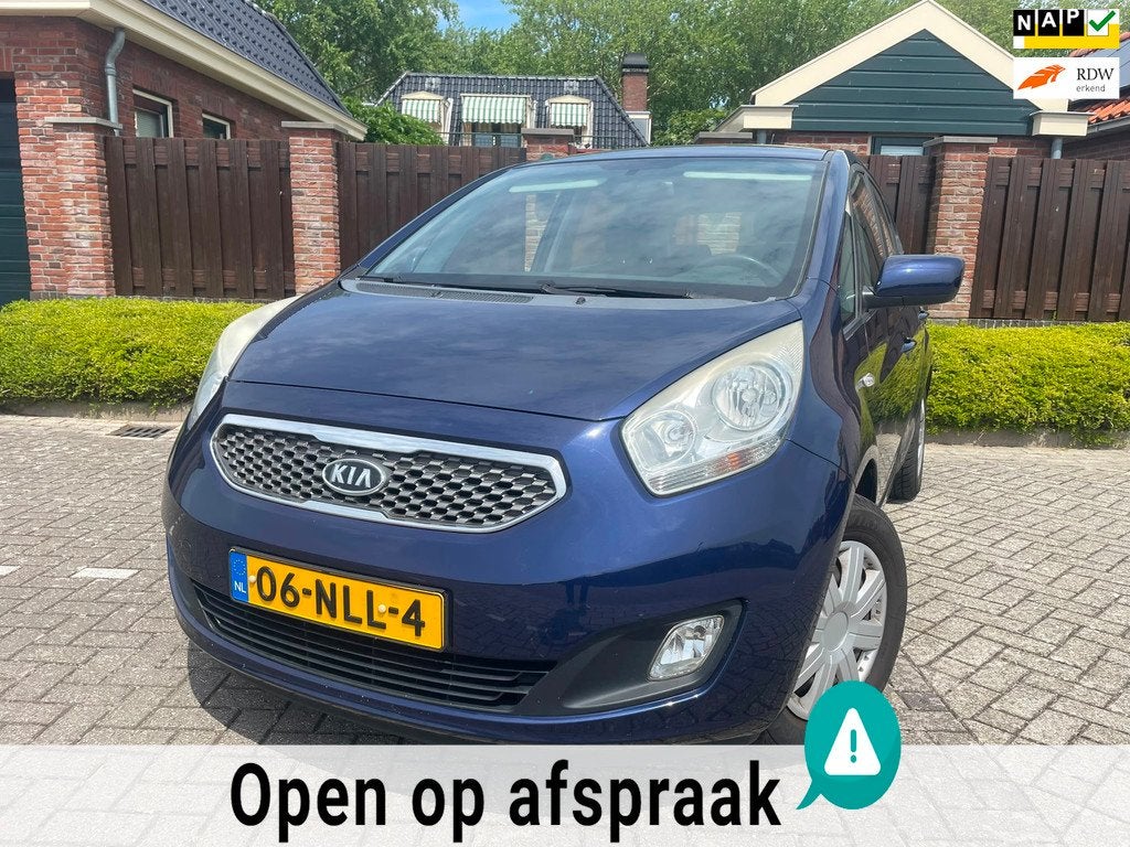 Kia Venga 1.4 CVVT X-tra TREKHAAK I AIRCO I HOGE INSTAP I PD, Auto's, Kia, Voorwielaandrijving, Euro 5, Stof, Gebruikt