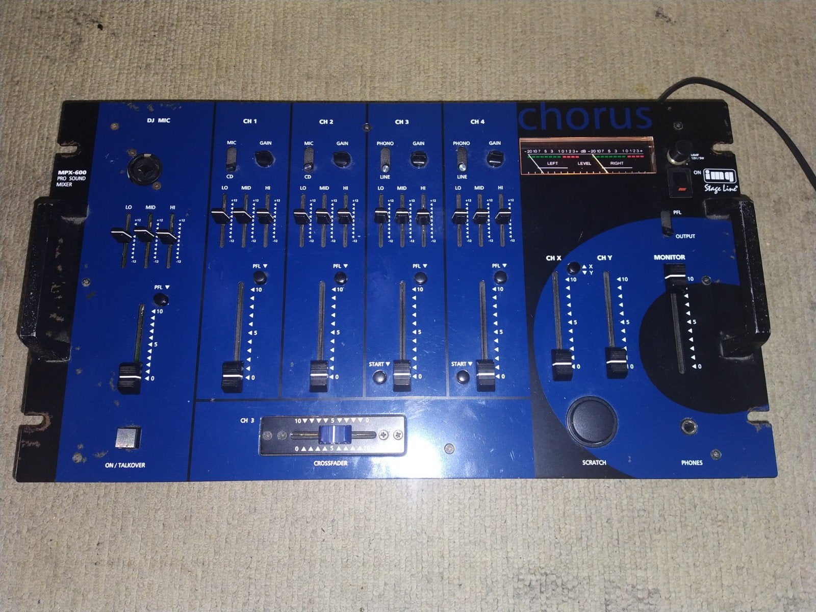 IMG Stage Line MPX-600 Professionele Sound Mixer, Ophalen, Gebruikt, Minder dan 5 kanalen, Microfooningang