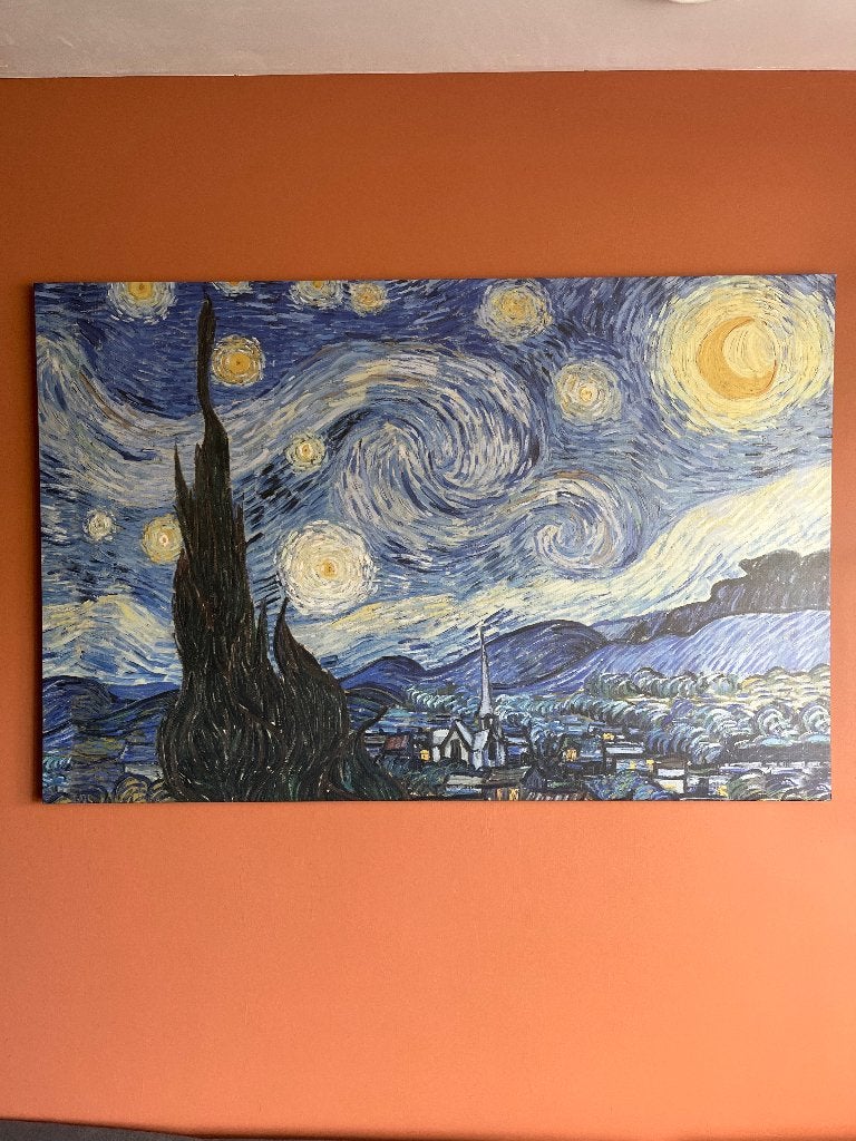 Ikea canvas Van gogh, Ophalen, Zo goed als nieuw, Schilderij, 100 tot 125 cm