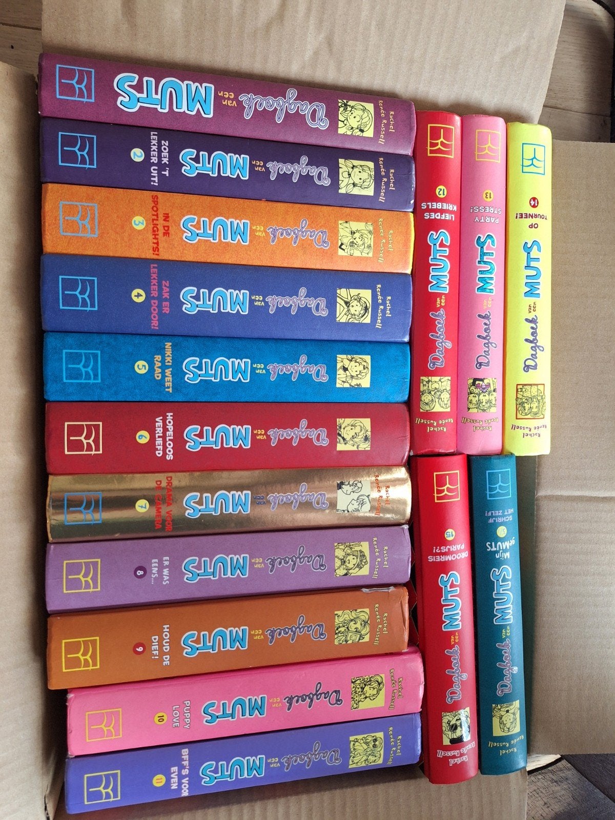 Dagboek van een Muts,complete serie, boeken, kinderen, Verzenden