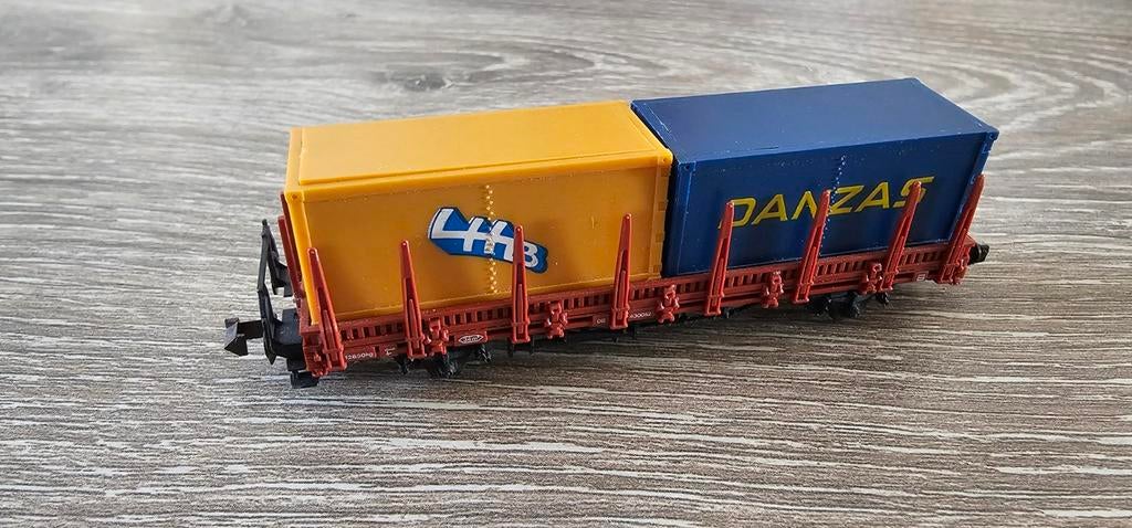 Arnold rongenwagen met containers, Arnold, Gelijkstroom, Wagon, Ophalen of Verzenden
