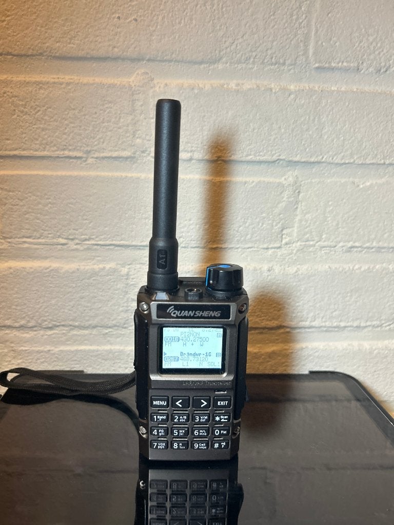 Quansheng UV-K1 (opvolger van UV-K5) - Klein en 1024 kanalen, Ophalen of Verzenden, Nieuw, Portofoon of Walkie-talkie, Met broekklem