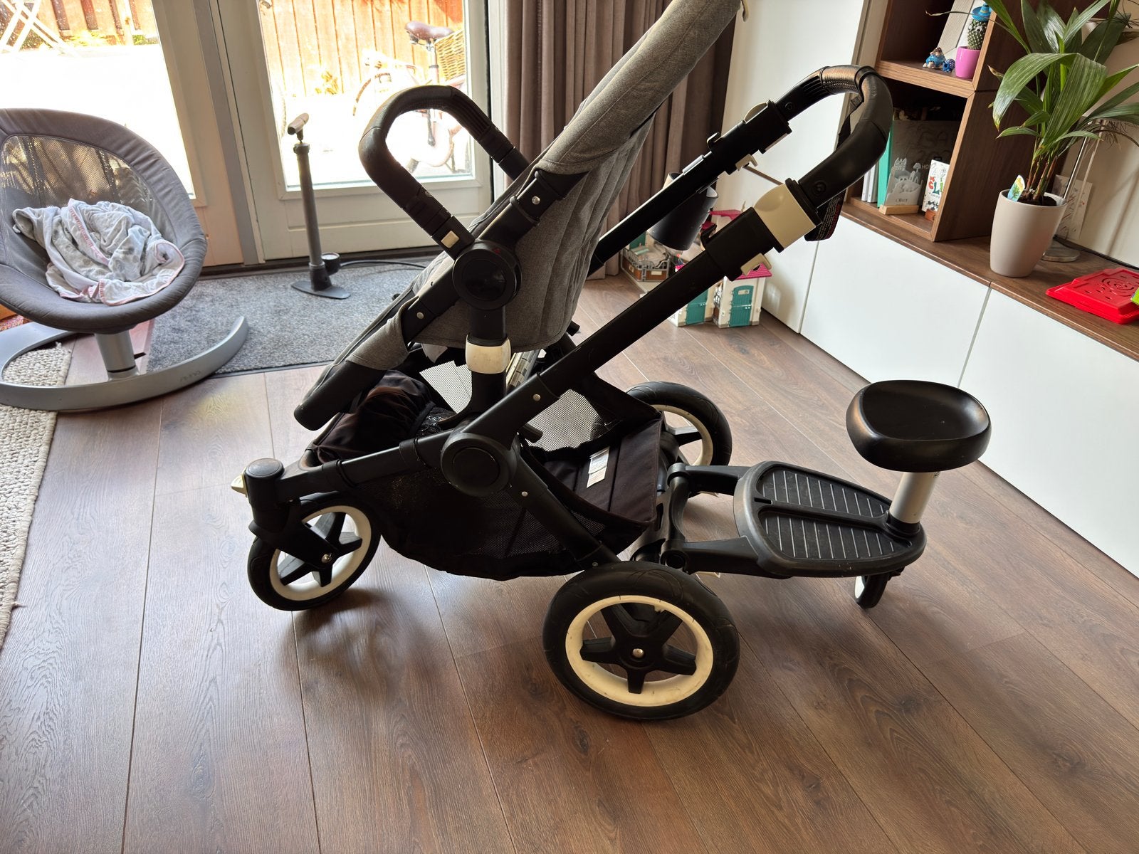 Bugaboo Buffalo kinderwagen met meerijdplankje, Ophalen, Gebruikt, Bugaboo, Combiwagen