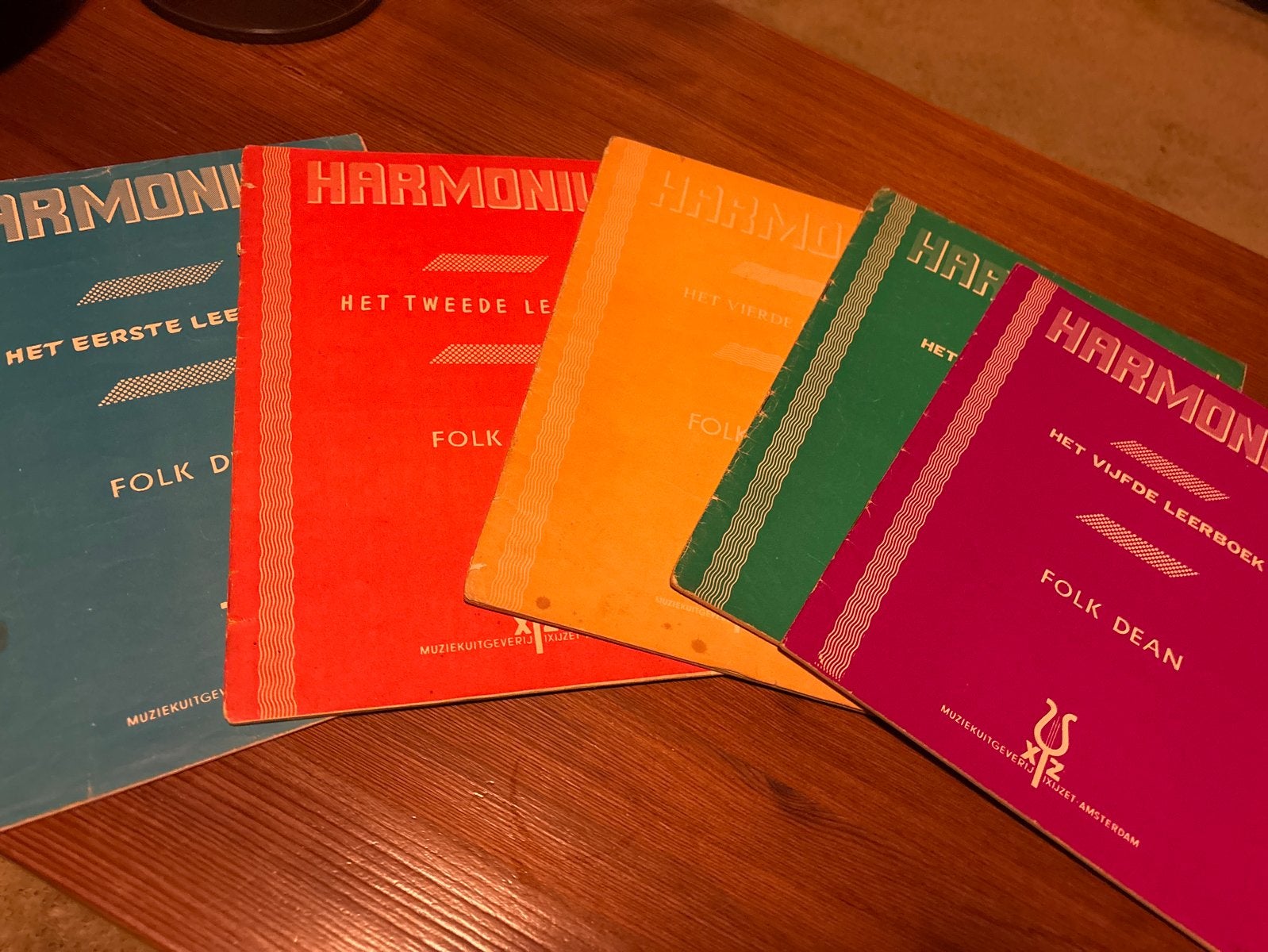 Harmonium Folk Dean Deel 1-5 - Muziekboeken, Muziek en Instrumenten, Les of Cursus, Ophalen of Verzenden, Populair, Gitaar