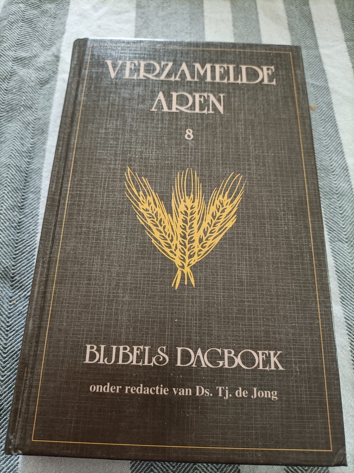 Verzamelde Aren 8 - Bijbels Dagboek Ds. Tj. de Jong, Ophalen of Verzenden, Ds. Tj. de Jong