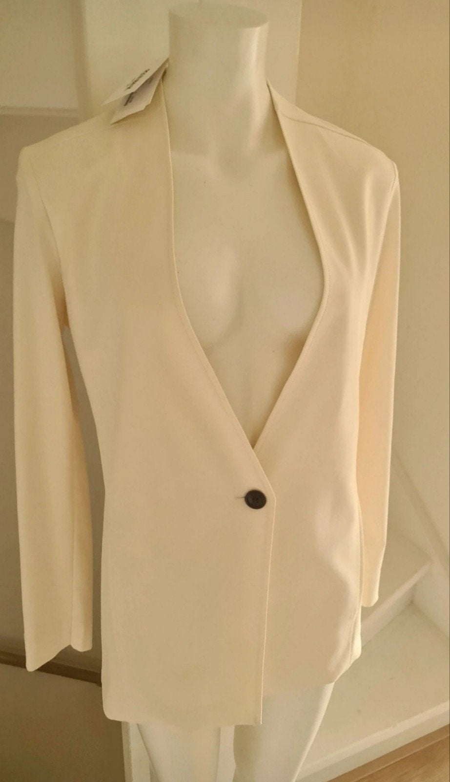 Nieuwe blazer 38 M Penn&Ink N. Y. crème colbertje jasje, Penn&ink, Nieuw, Jasje, Ophalen