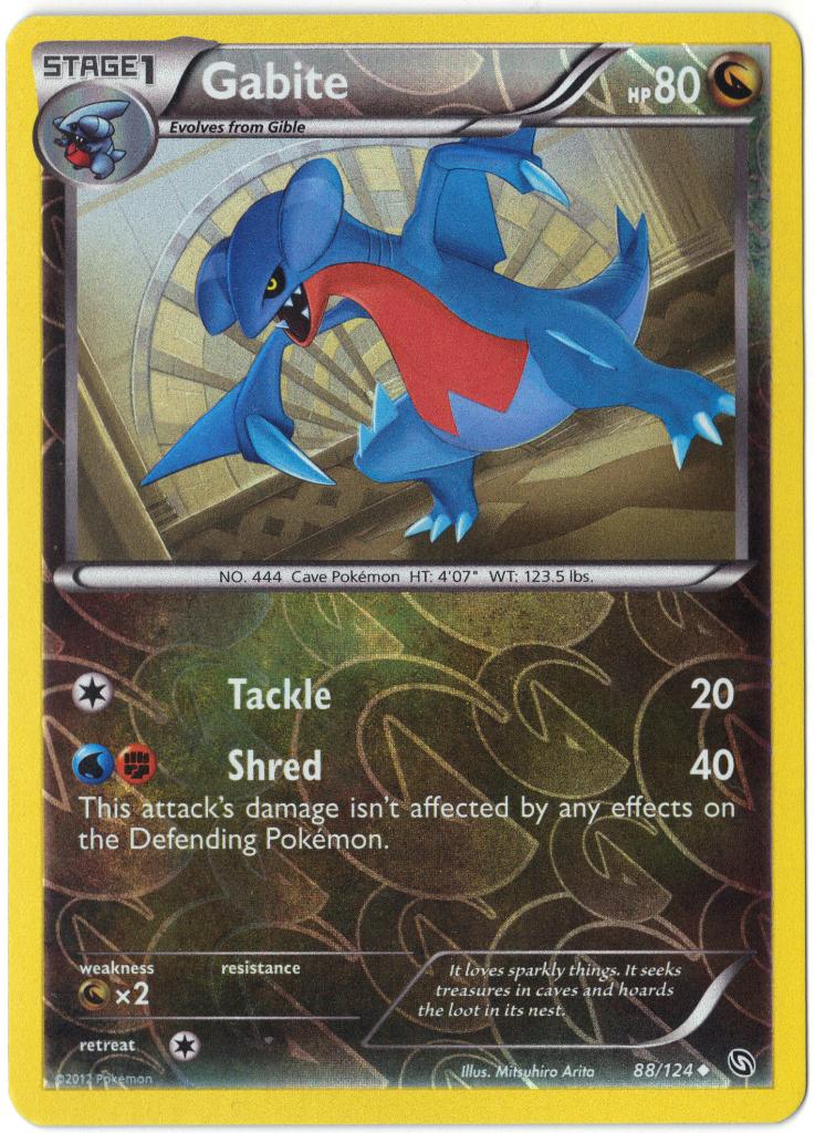 Dragons Exalted,  Gabite [reverse] 88/124, Verzenden, Nieuw, Losse kaart