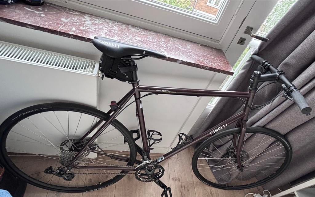Cinelli Gazetta della Strada met Pirelli banden, Fietsen en Brommers, Velgrem, Versnellingen, Zo goed als nieuw, 53 tot 57 cm