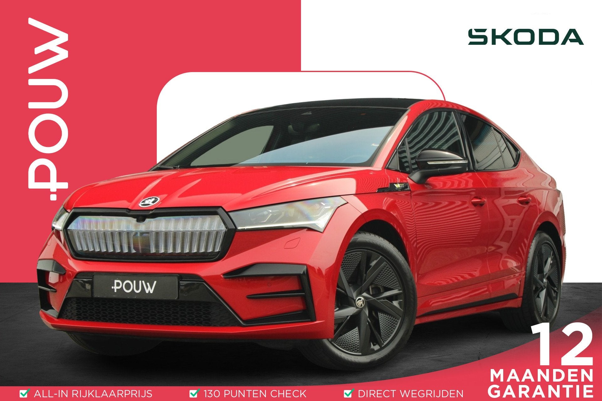 Skoda Enyaq Coupé RS 80 300pk | SoH 93%| Trekhaak | Panoram