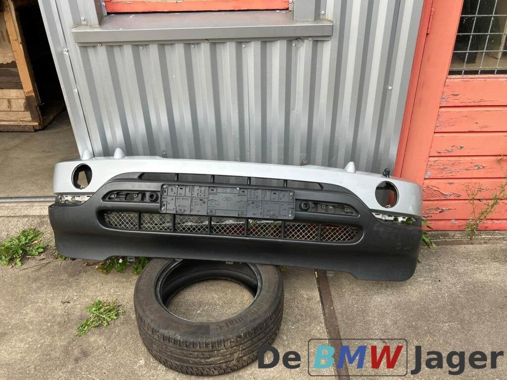 Voorbumper titansilber BMW X5 E53 51118402304, Gebruikt, Voor, Ophalen of Verzenden