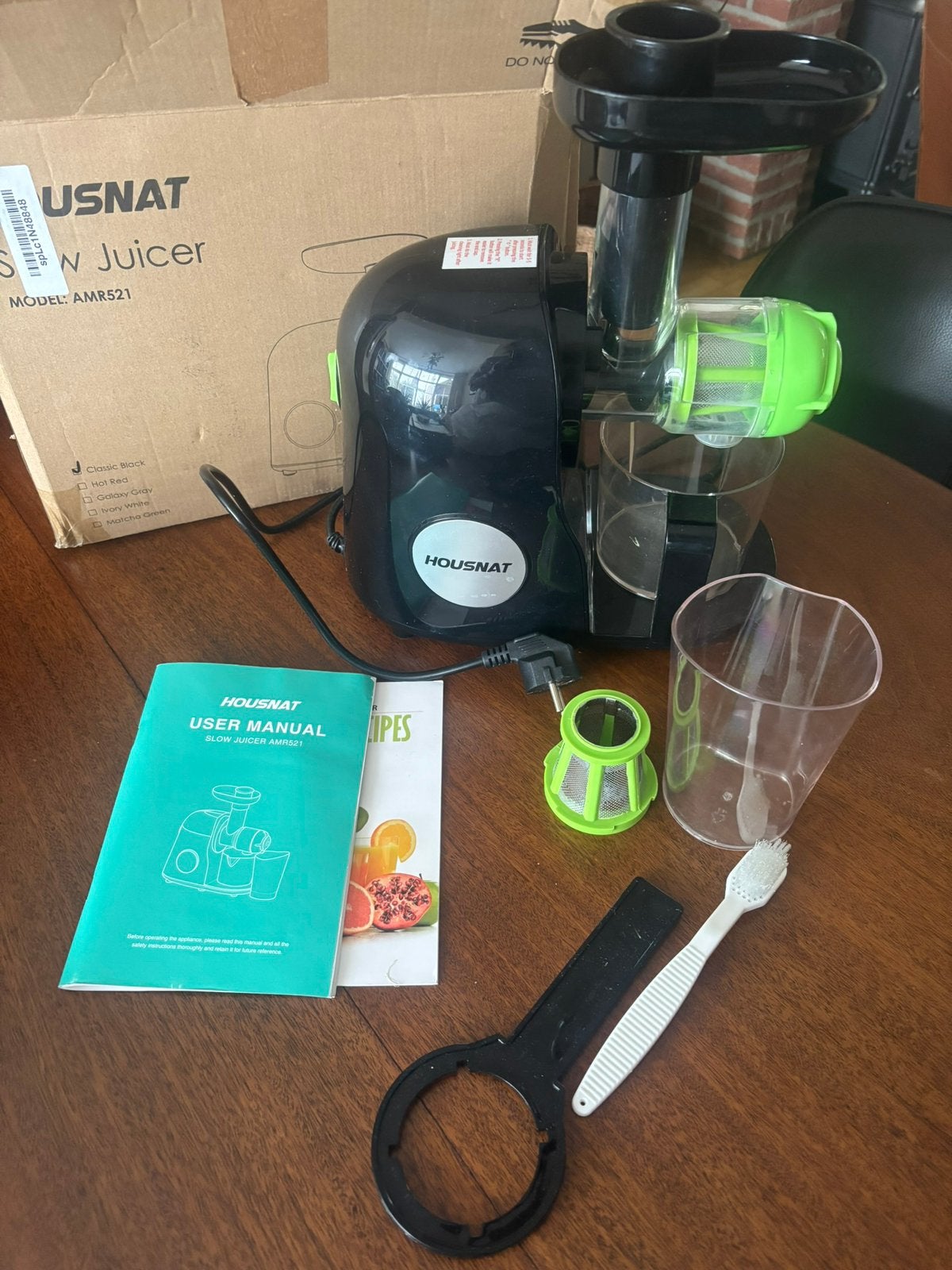 Housnat slowjuicer zga nieuw, Ophalen of Verzenden, Zo goed als nieuw, Slowjuicer