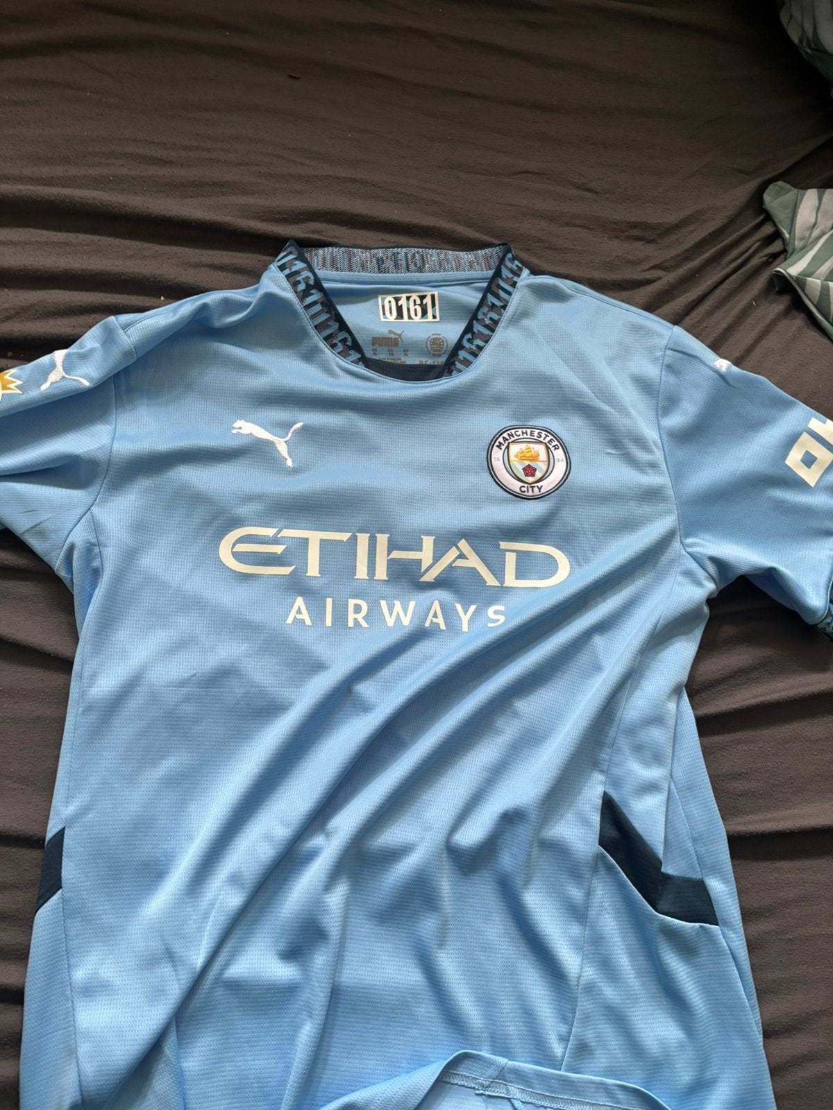 Man city, Sport en Fitness, Voetbal, Maat XL, Ophalen of Verzenden, Zo goed als nieuw, Shirt