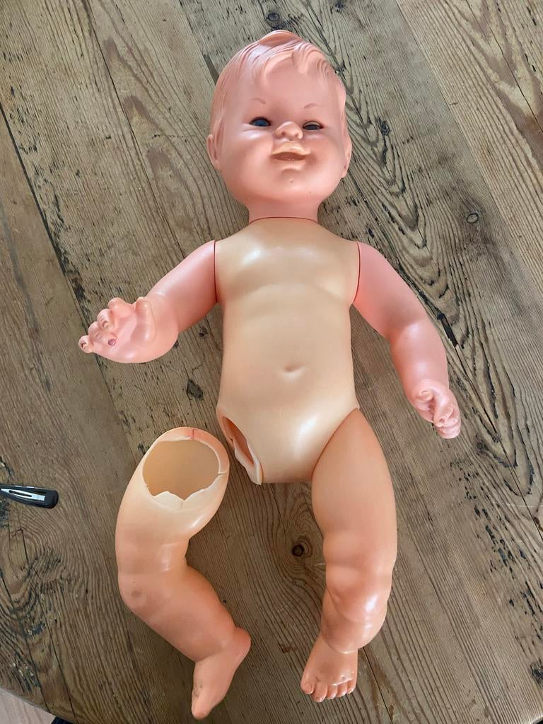 Gratis Vintage Babypop JC 1964 - Made in Italy (defect), Verzamelen, Ophalen of Verzenden, Pop