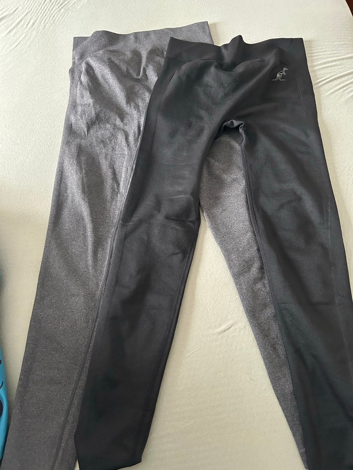 Australian Sportleggings L/XL - Grijs & Zwart, Kleding | Dames, Sportkleding, Maat 42/44 (L), Nieuw, Ophalen of Verzenden, Fitness of Aerobics