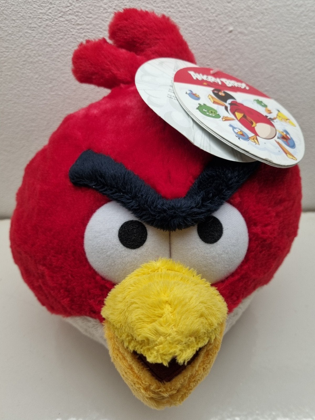 Orig,Rovio,2010,ANGRYBIRDS RED, ROND,30cm,Kaart/Label,Nieuw!, Overige merken, Overige typen, Nieuw, Ophalen of Verzenden
