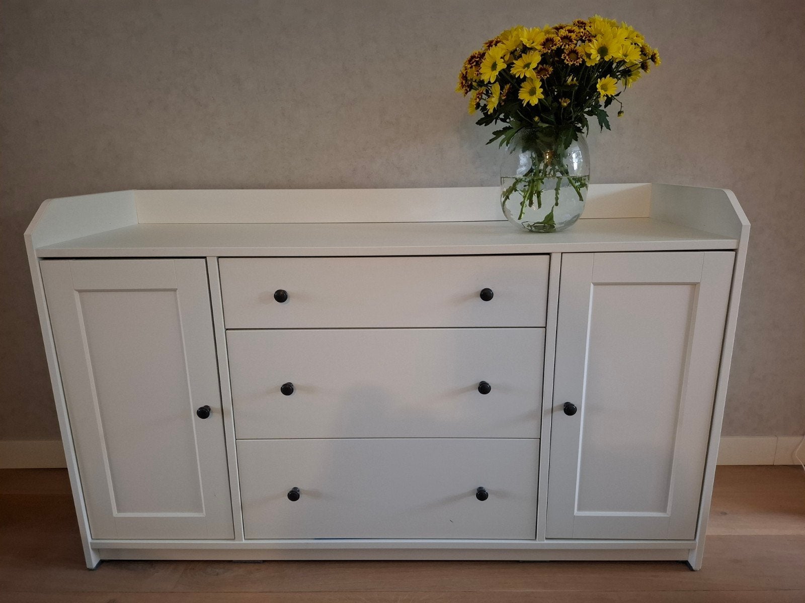 IKEA HAUGA Dressoir / Commode - Zo goed als nieuw, Ophalen, Zo goed als nieuw, 25 tot 50 cm, Overige houtsoorten