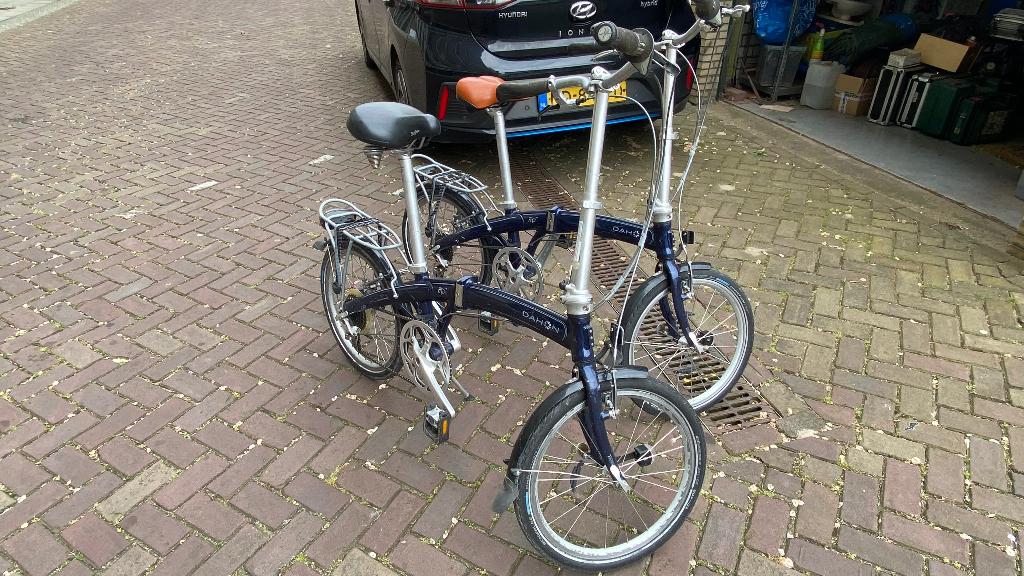 Dahon Mu P8 vouwfietsen, Fietsen en Brommers, Ophalen, Gebruikt, Velgrem, Versnellingen