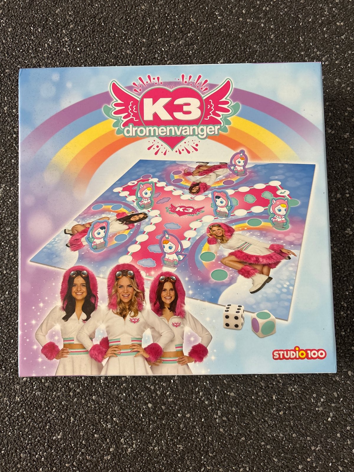 K3 Dromenvanger Bordspel - Compleet en Zo Goed als Nieuw, Ophalen of Verzenden, Zo goed als nieuw