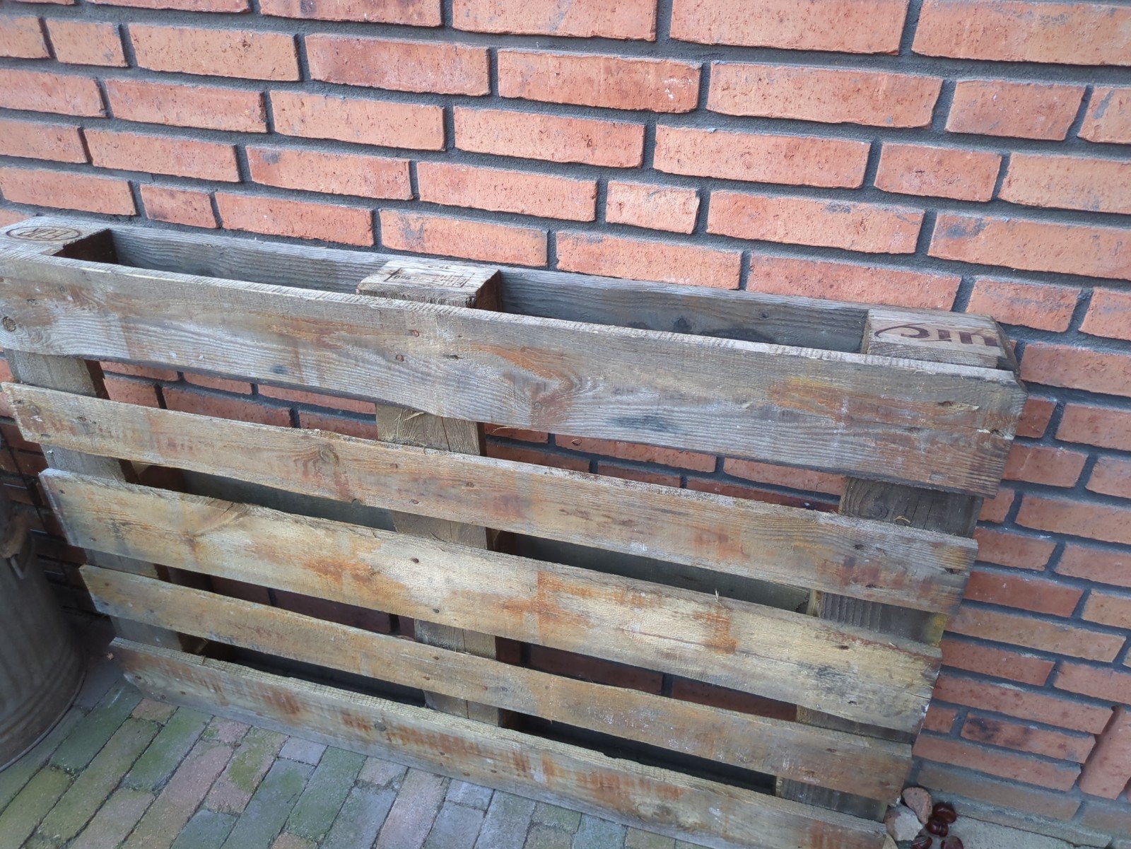 GRATIS houten pallet voor diverse doeleinden, Ophalen, Gebruikt, 50 mm of meer, Pallet