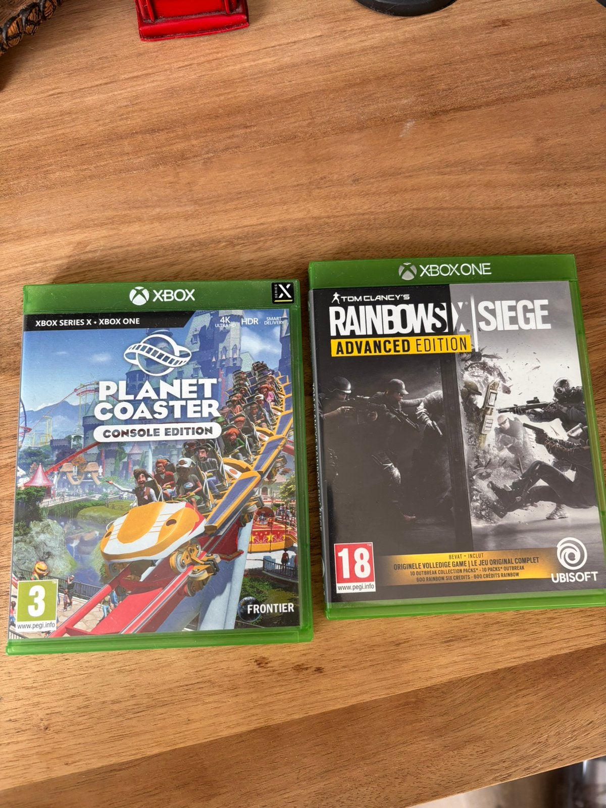 Planet Coaster & Rainbow Six Siege XBOX, Vanaf 18 jaar, Shooter, 1 speler, Ophalen of Verzenden