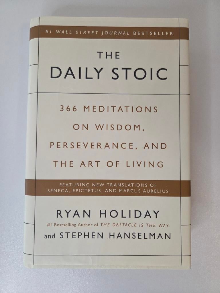 The Daily Stoic | Ryan Holiday | Zelfontwikkeling, Boeken, Ophalen of Verzenden, Zo goed als nieuw, Praktische filosofie, Ryan Holiday