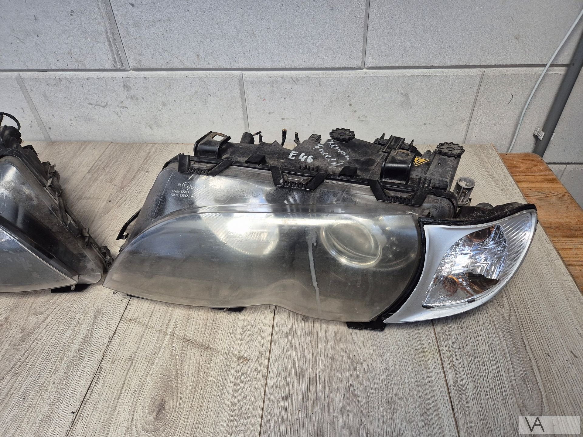 Koplamp set XENON voor BMW 3 serie E46 facelift 2001 - 2005, Gebruikt, -, -, Ophalen of Verzenden