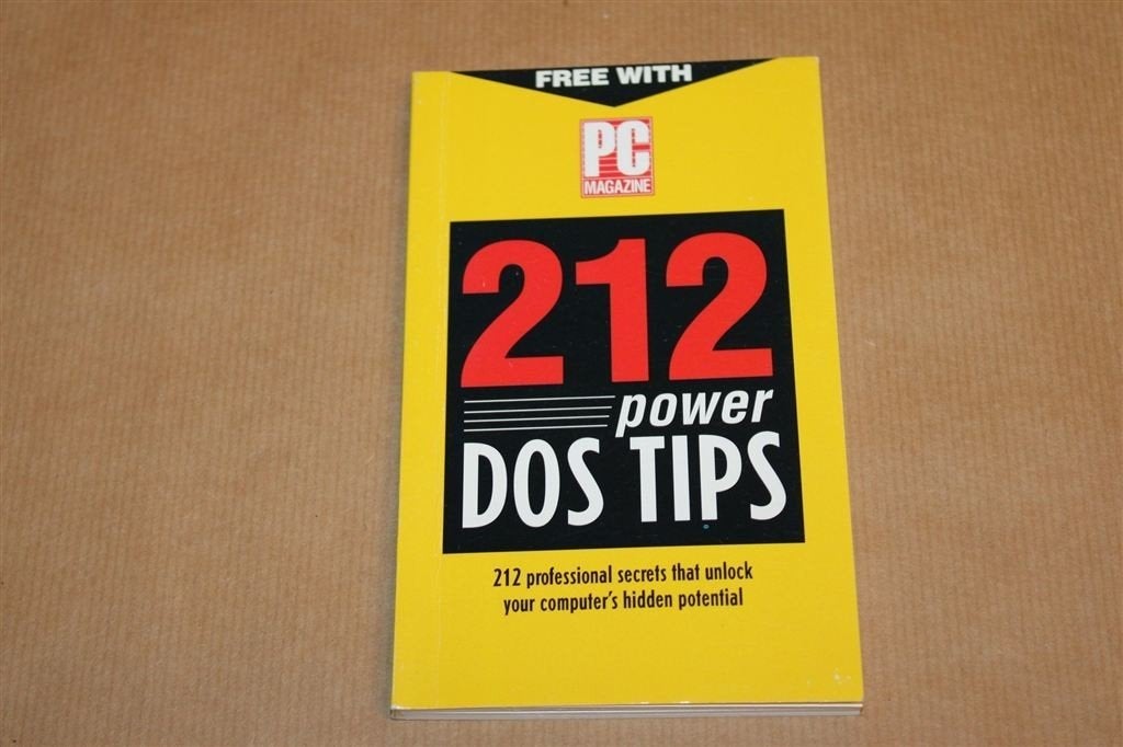 212 Power DOS Tips — PC Magazine MS-DOS 5.0 1992, Boeken, Ophalen of Verzenden, Gelezen, Internet of Webdesign