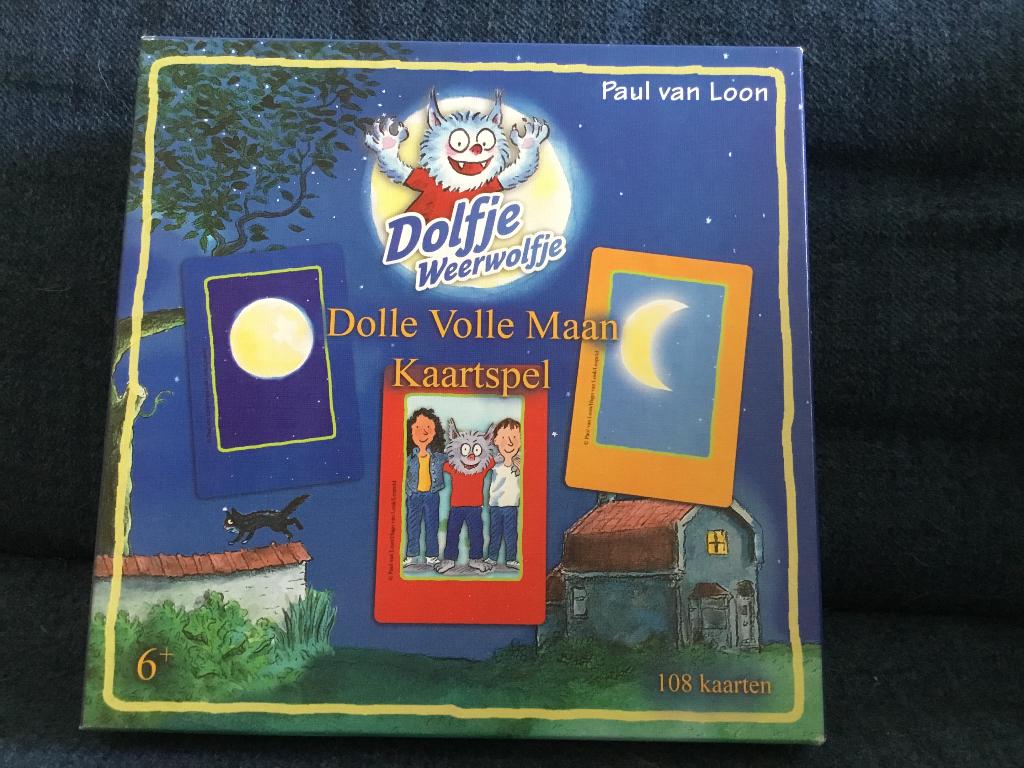 Kaartspel Dolfje Weerwolfje Dolle Volle Maan, Een of twee spelers, Ophalen of Verzenden, Gebruikt