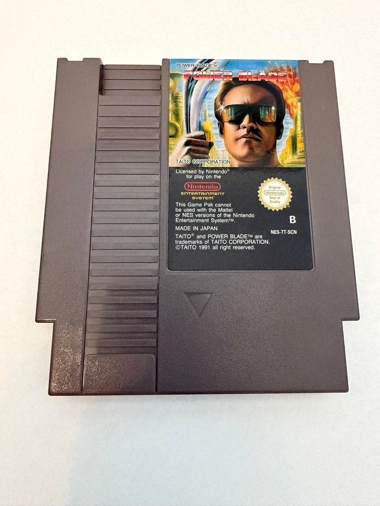 Power Blade Nintendo NES Scandinavisch - losse cartridge, Spelcomputers en Games, Games | Nintendo NES, Avontuur en Actie, Gebruikt
