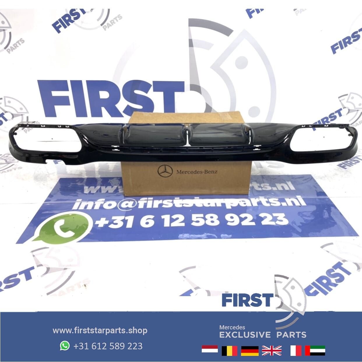 W213 E63 S E KLASSE PRE-FACELIFT E63S AMG DIFFUSER 2016-2019, Auto-onderdelen, Gebruikt, -, Ophalen of Verzenden, -