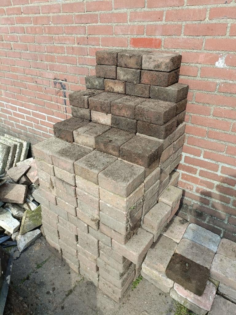 Stenen, Ophalen, Gebruikt, Klinkers, 10 m² of meer