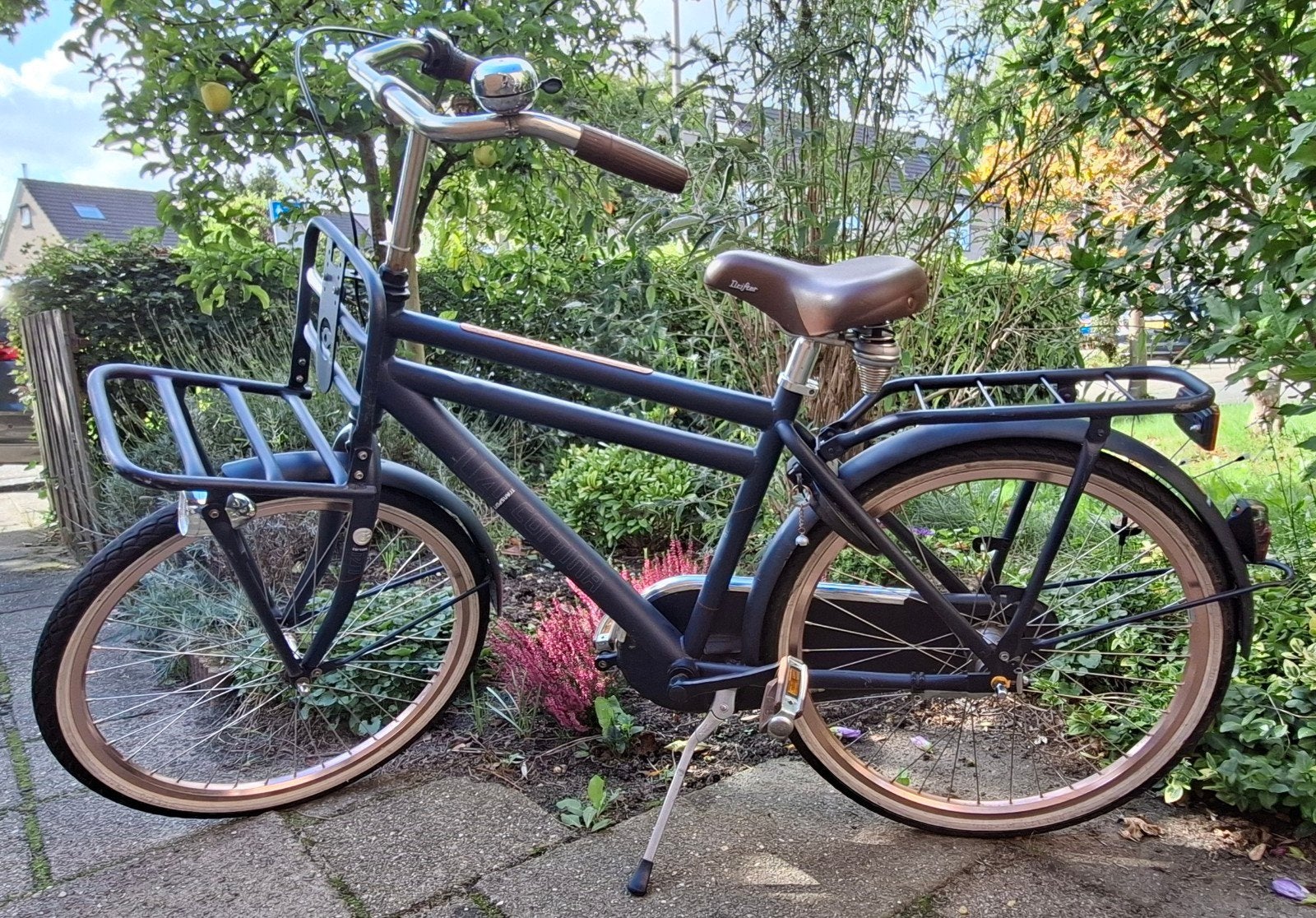 Cortina U4 Transportfiets 24 inch - Jeansblauw 3 versn., Ophalen, Terugtraprem, Versnellingen, Cortina