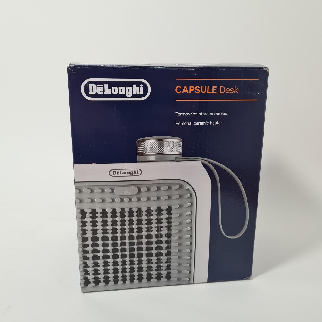 DeLonghi Capsule Desk | Mini Heater voor Bureau | Nieuw, Ophalen of Verzenden, Nieuw, Tafelventilator