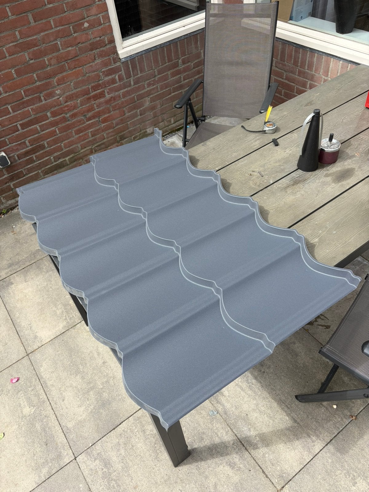 Modulaire Dakpanplaat Antraciet - 70.7 x 120, Doe-het-zelf en Verbouw, Overige materialen, Overige kleuren, Nieuw, 15 m² of meer