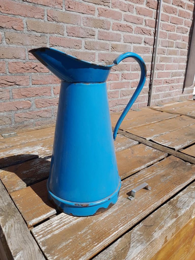 Emaille Petrol blauw, Antiek en Kunst, Antiek | Emaille, Ophalen of Verzenden