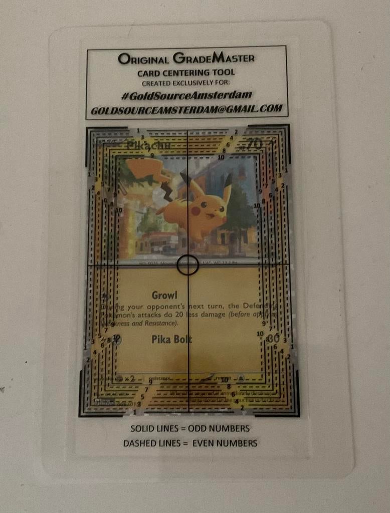 Original GradeMaster Card Centering Tool, Ophalen, Gebruikt, Losse kaart