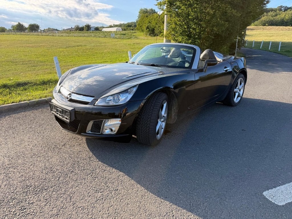 opel gt, Achterwielaandrijving, Zwart, Cabriolet, Zwart