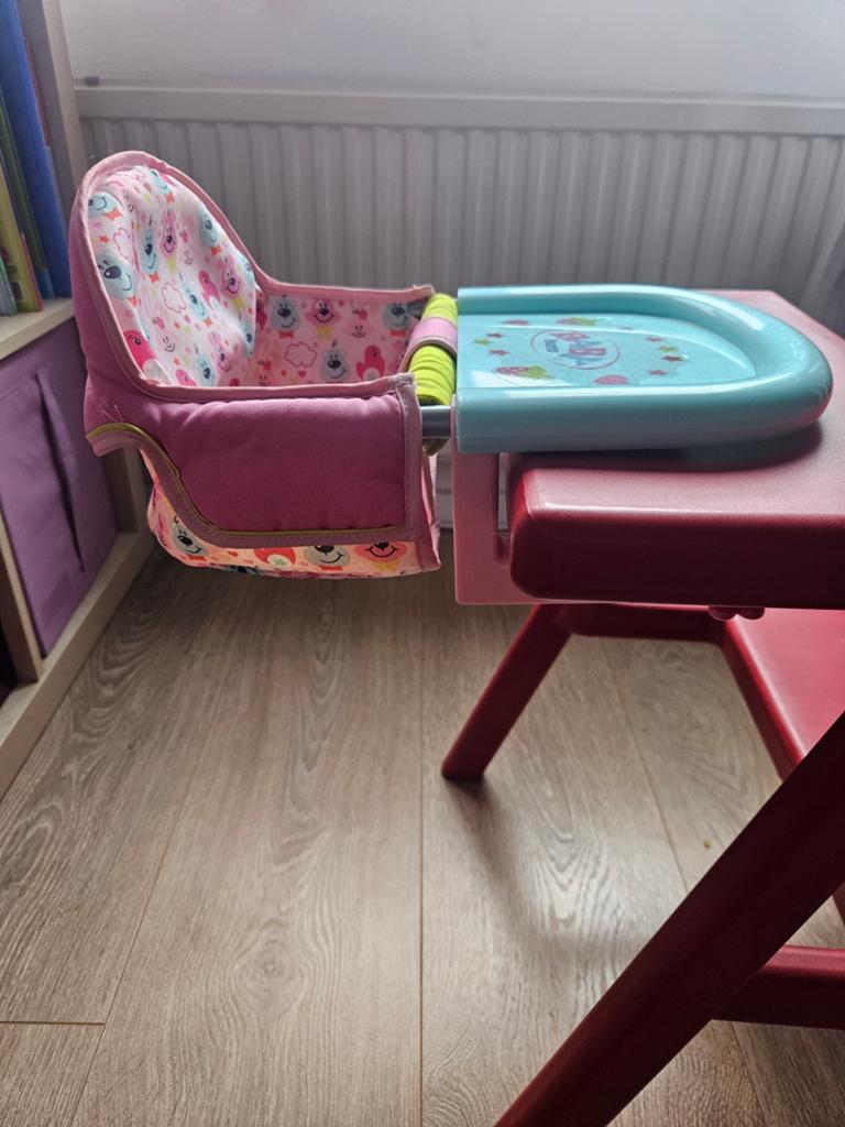 Poppenstoel Baby Born, Ophalen of Verzenden, Zo goed als nieuw, Babypop