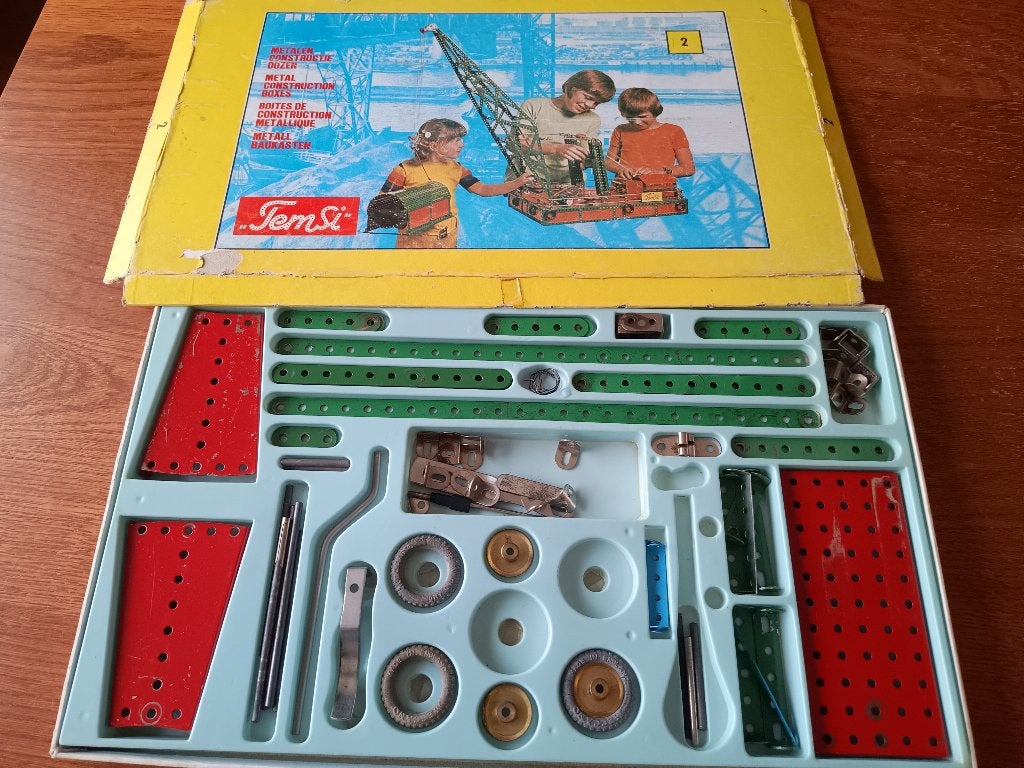 Originele doos Temsi nr. 2 Vintage, Ophalen of Verzenden, Zo goed als nieuw
