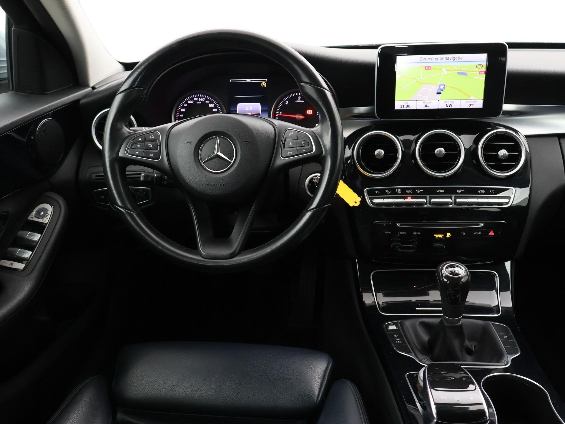 Mercedes-Benz C-klasse Estate 180 CDI + LEDER SPORTINTERIEUR, Auto's, Mercedes-Benz, Achterwielaandrijving, Gebruikt, Euro 6, 4 cilinders
